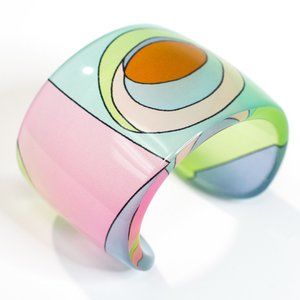 Italian Silk Cuff In Spring Colors